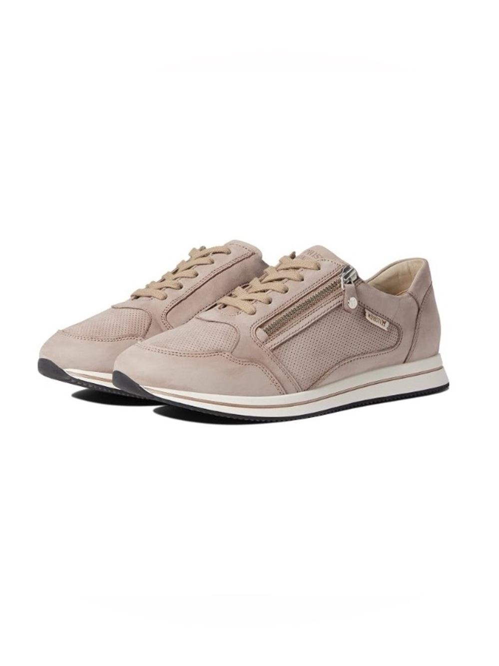 Mephisto Leenie Light Taupe Nubuck Sneakers